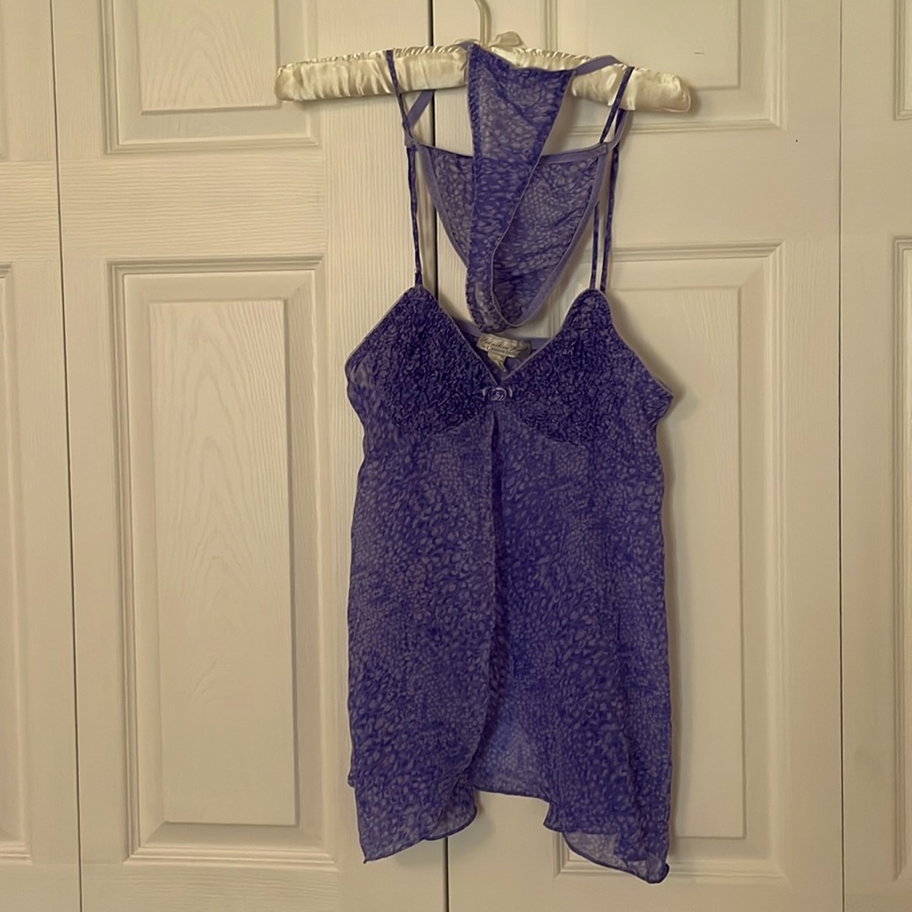 Purple Chemise + matching Panty